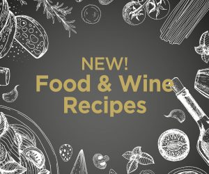 New Food & Wine Recipes Section