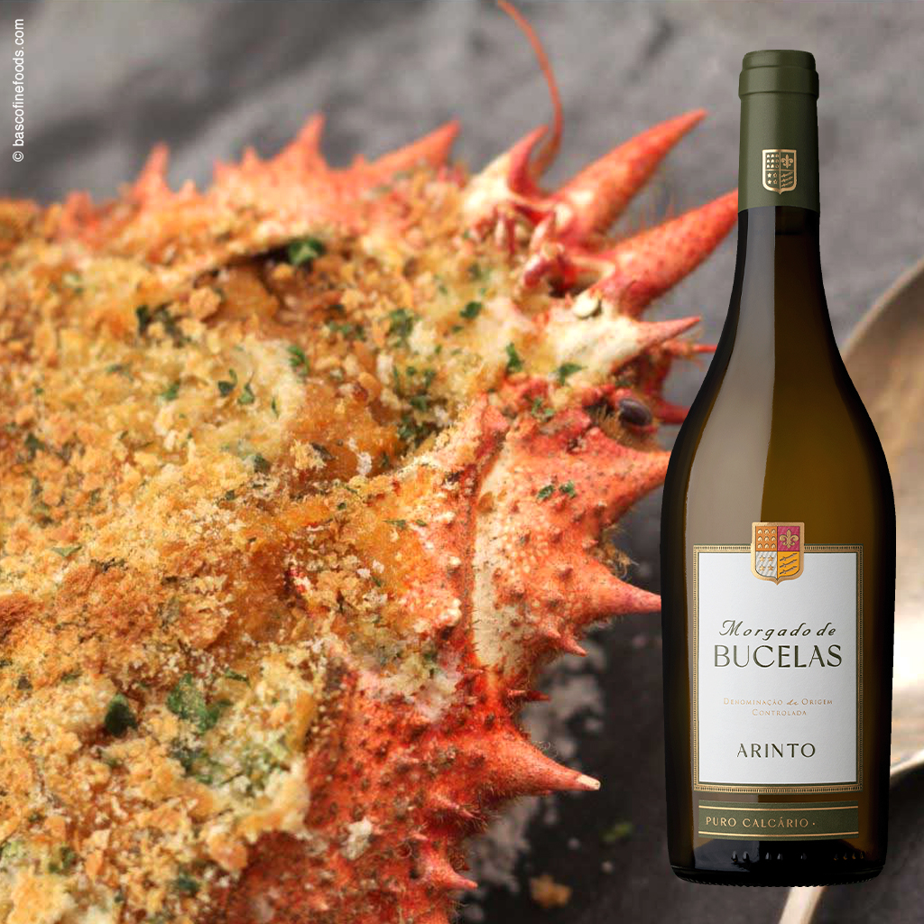 morgado de bucelas arinto stuffed spider crab